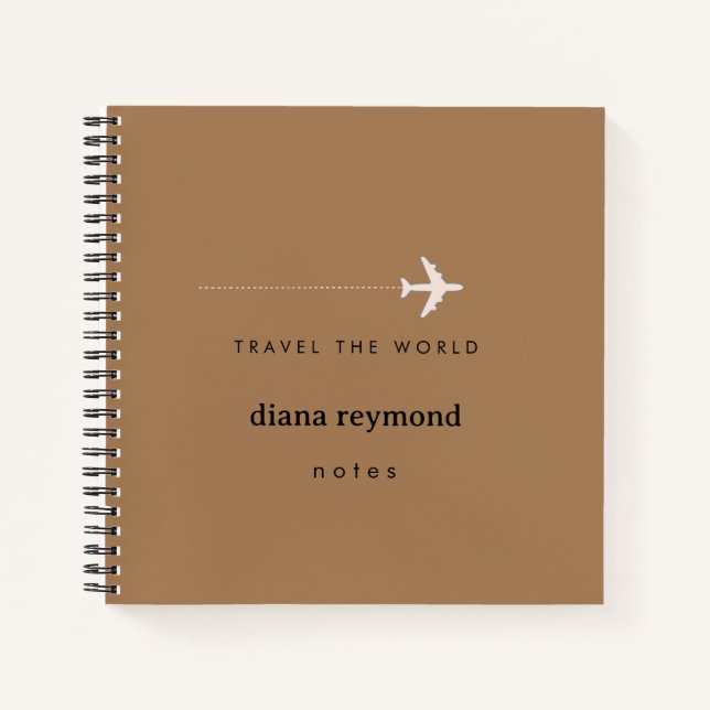 Carnet Voyager dans le monde Notes de voyage (Devant)