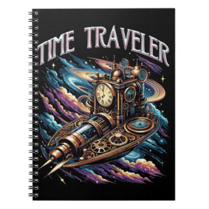 Carnet Voyageur de temps - Steampunk Space Adventure