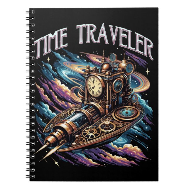 Carnet Voyageur de temps - Steampunk Space Adventure (Devant)
