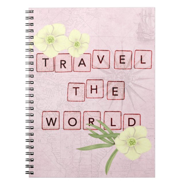 Carnet Voyagez dans le monde (Devant)