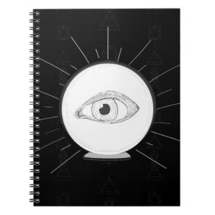 Carnet Voyante de l'Œil Voyante Boule de Cristal Ésotériq