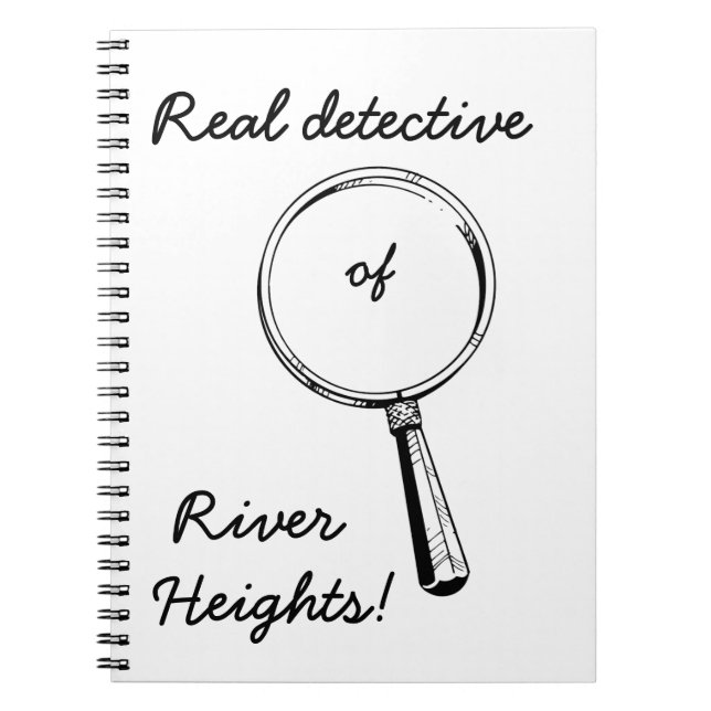 Carnet Vrai détective des tailles de rivière ! : Mignon (Devant)