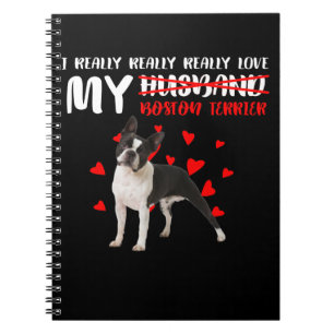 Carnet Vraiment Vraiment Aimer Mon Boston Terrier
