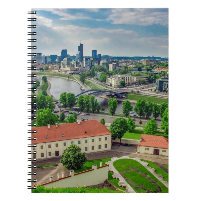 Carnet Vue aérienne de Vilnius, Lituanie (Devant)