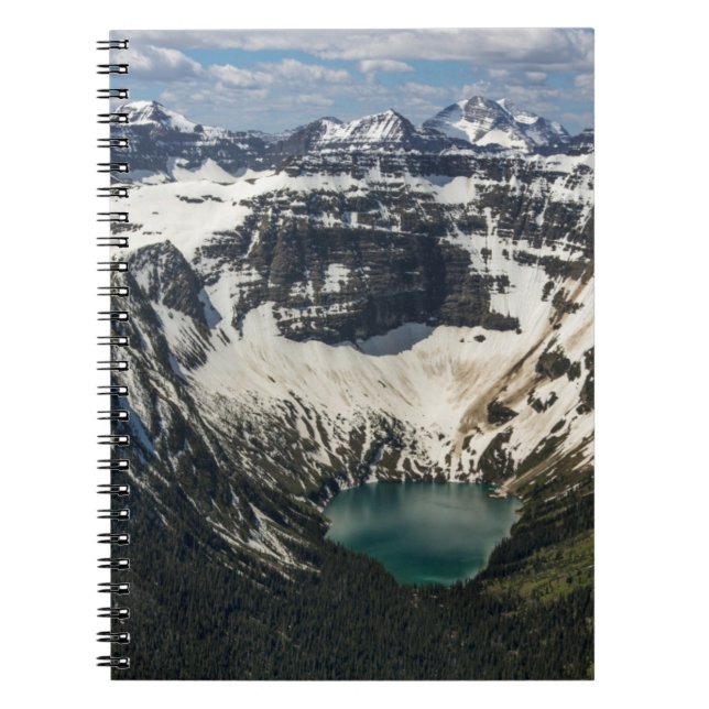 Carnet Vue aérienne du lac Warderman (Devant)