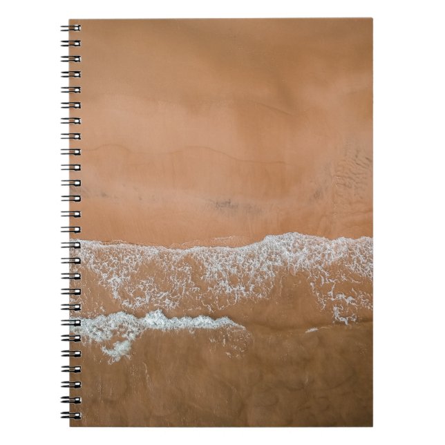 CARNET VUE AÉRIENNE SUR LA PLAGE (Devant)