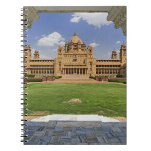 Carnet Vue arrière de l'hôtel Umaid Bhawan Palace, Jodjpu