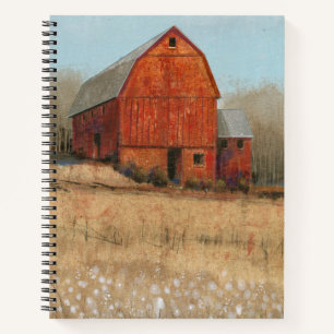Carnet Vue Barre rouge
