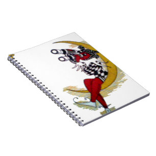 Carnet Vue cosmique : Elfe sur la lune aventure