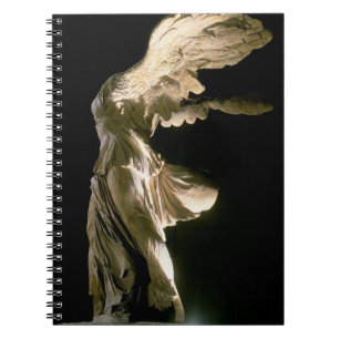 Carnet Vue de côté de la victoire de Samothrace (Parian