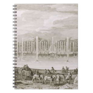 Carnet Vue de la fontaine de Neptune, Versailles (engra