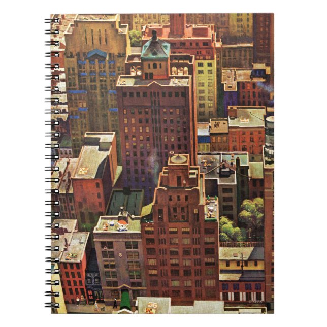 Carnet Vue de New York par John Falter (Devant)