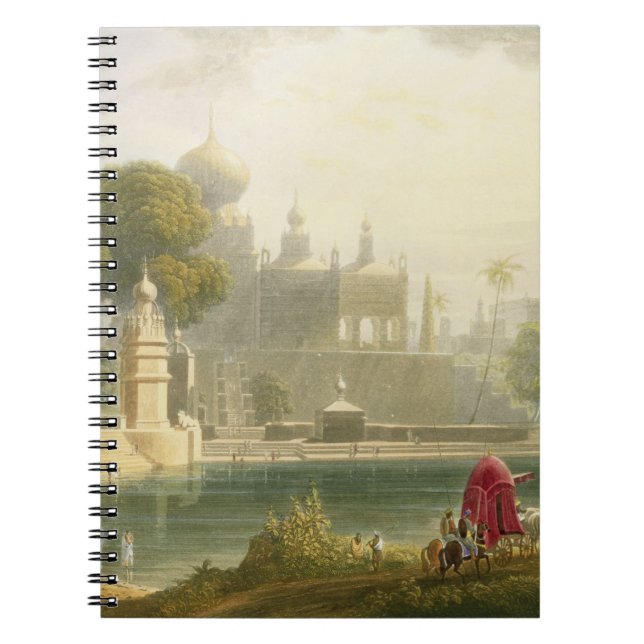 Carnet Vue de Sassoor dans Deccan, du volume II de ' (Devant)