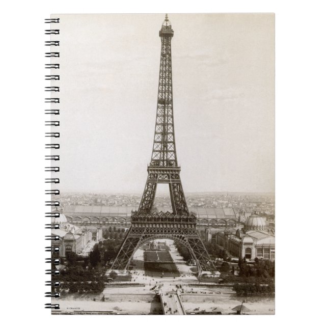 Carnet Vue de Tour Eiffel, 1900 (Devant)