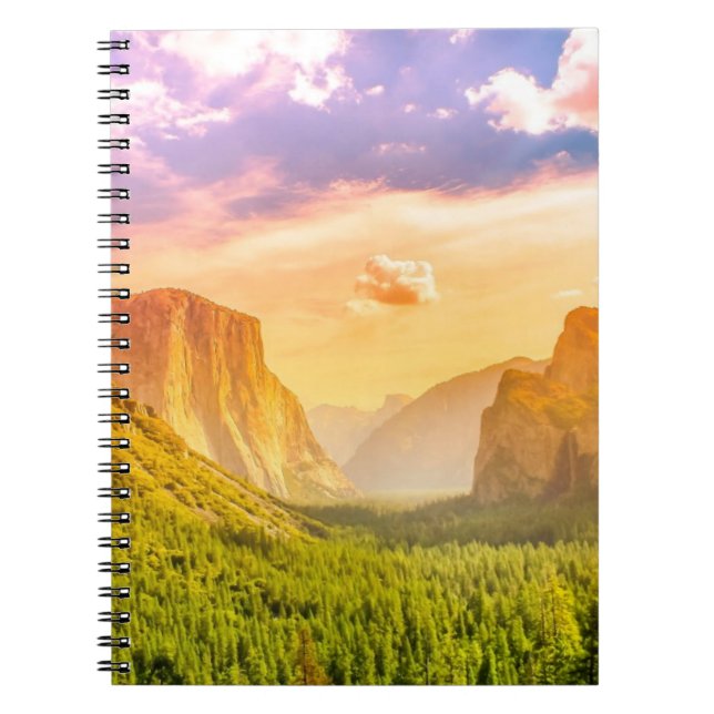 Carnet Vue de tunnel de parc national de Yosemite (Devant)