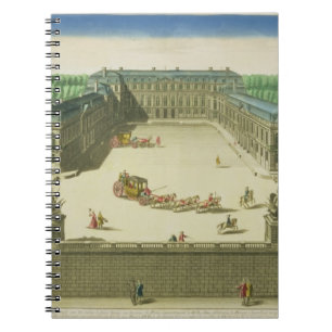 Carnet Vue du château du nuage de St, gravé par Anto