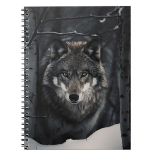 Carnet Vue du loup d'hiver