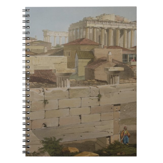 Carnet Vue du parthenon du Propylaea, plat 7 (Devant)