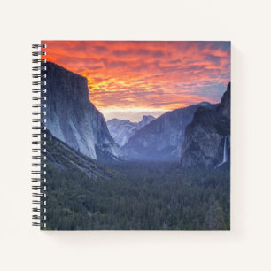 Carnet Vue du tunnel Yosemite