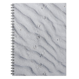 Carnet Vue en haut des dunes de sable