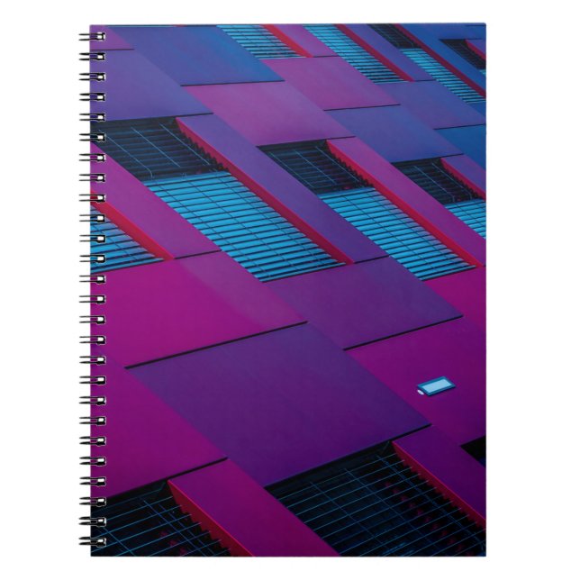 Carnet Vue inférieure du bâtiment violet (Devant)