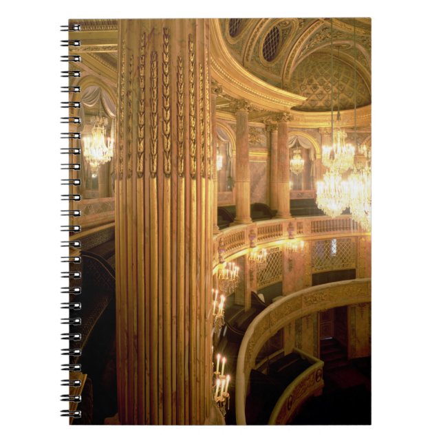 Carnet Vue intérieure du théatre de l'opéra regardant (Devant)