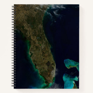 Carnet Vue Satellite Sur La Floride.
