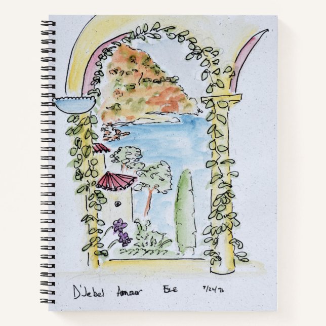 Carnet Vue sur la Méditerranée | Eze, France (Devant)