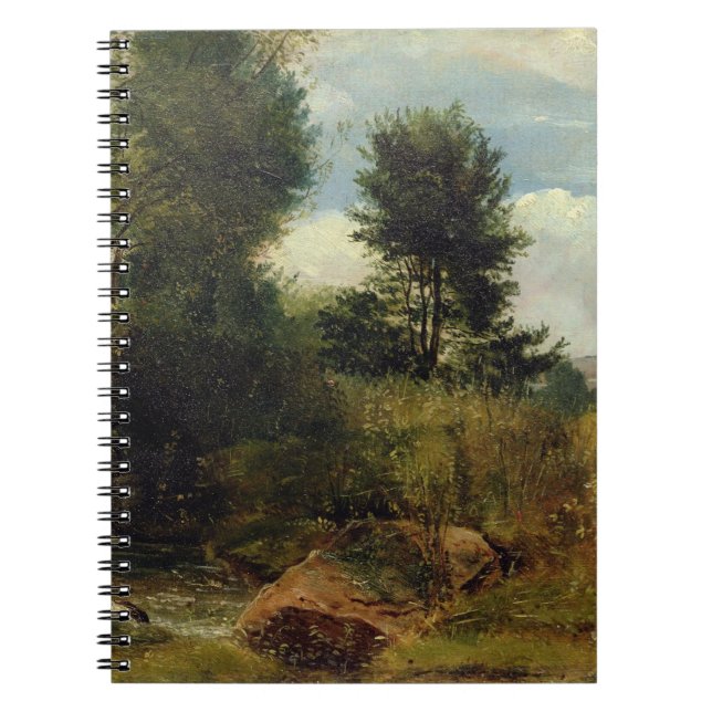Carnet Vue sur la rivière Sid, près de Sidmouth, c.1852 (Devant)