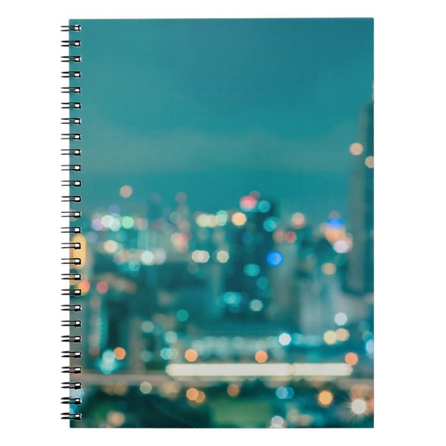 Carnet Vue sur le toit ville paysage de construction d'en (Devant)