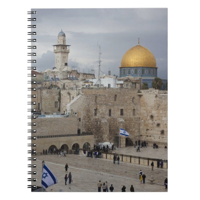 Carnet Vue sur Western Wall Plaza, en fin d'après-midi (Devant)