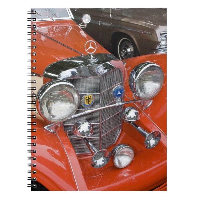 Carnet WA, Seattle, automobile allemande classique. (Devant)