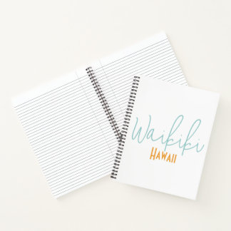 Carnet Waikiki, souvenir de voyage à Hawaii