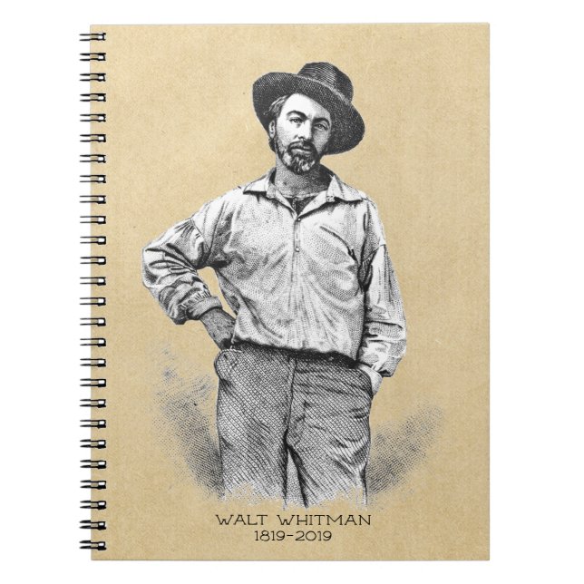 Carnet Walt Whitman Bicentennial Birday (Devant)