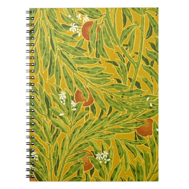 Carnet Walter Crane L'Orange Tree Art Nouveau (Devant)