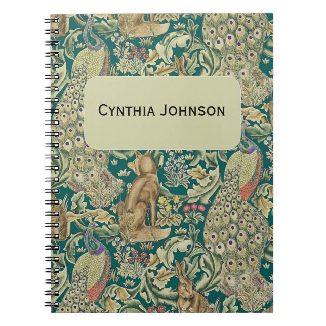 Carnet Walter Morris "Forest" personalized (Devant)