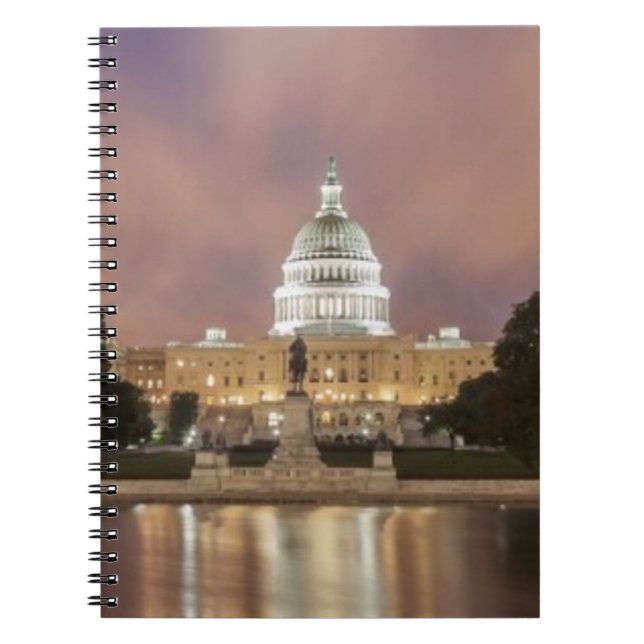Carnet Washington DC, bâtiment de capitol (Devant)