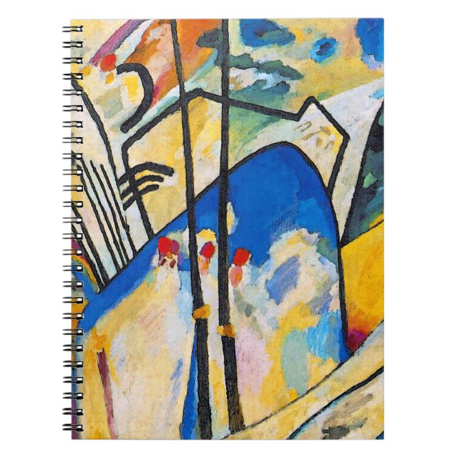 Carnet Wassili Kandinsky Composition Four - Art Abstrait (Devant)