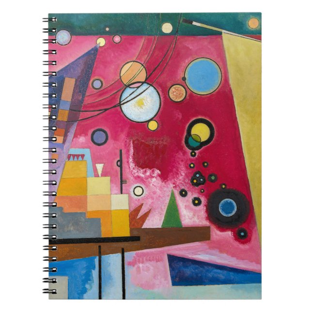 Carnet Wassily Kandinsky Schweres Rot 1924 Art Abstrait (Devant)