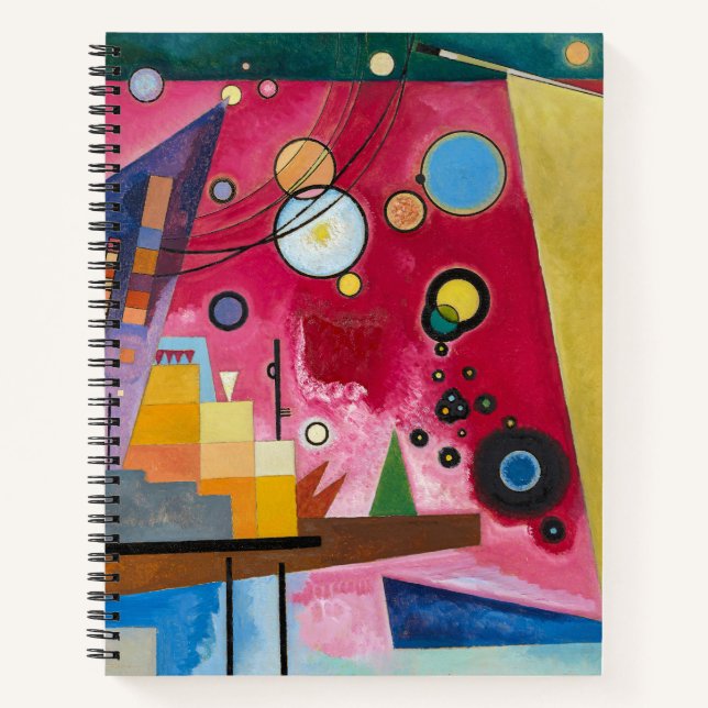Carnet Wassily Kandinsky Schweres Rot 1924 Art Abstrait (Devant)