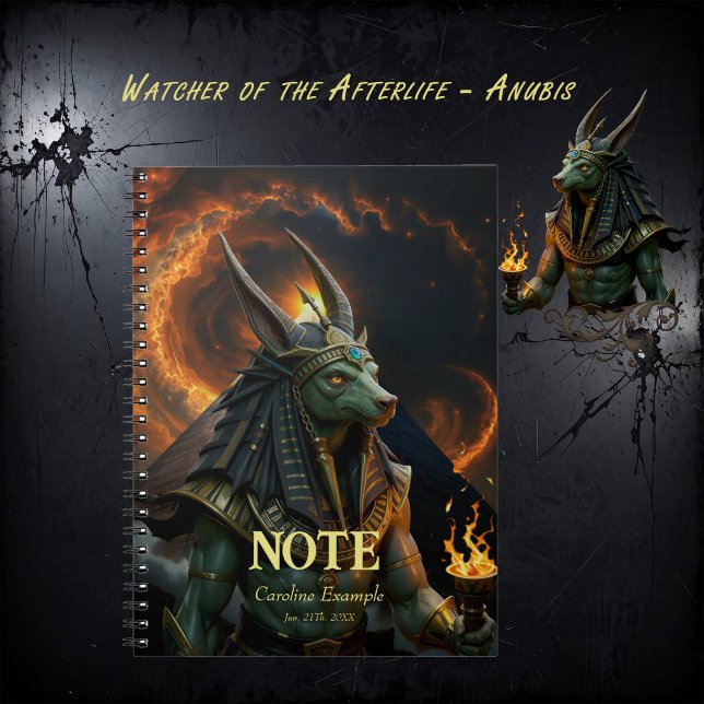 Carnet Watcher of the Afterlife – Anubis.   (Créateur téléchargé)