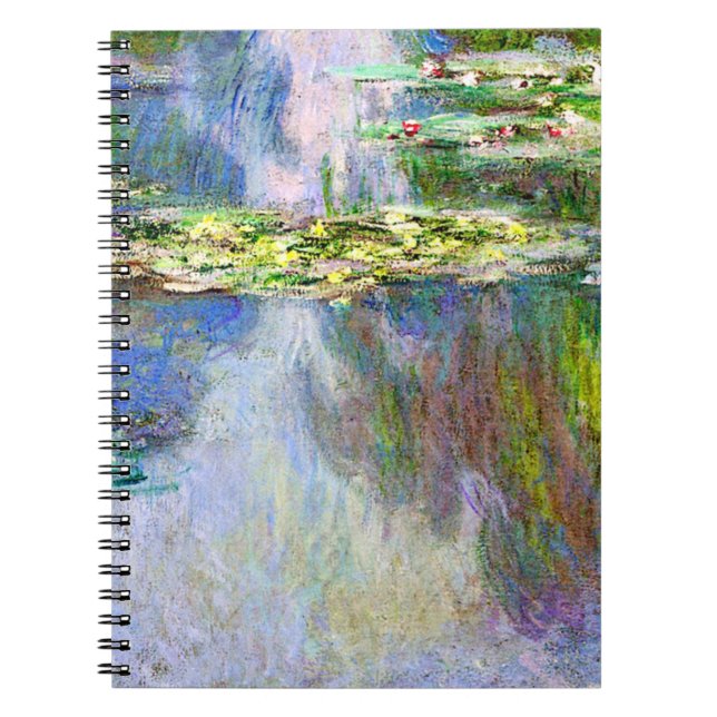 Carnet Water-Lilies, famous painting, (Devant)