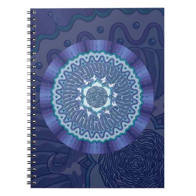 Carnet Water Mandala (Devant)