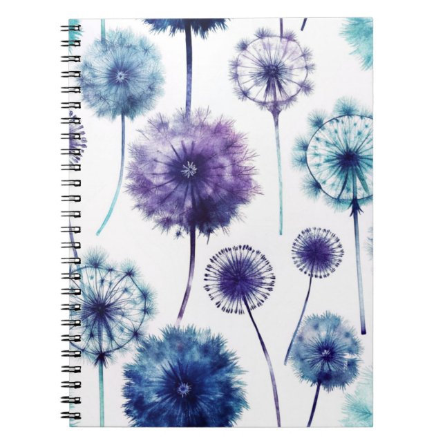 Carnet Watercolor Dandelion (Devant)