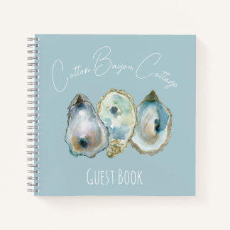 Carnet Watercolor Oyster Guest Book