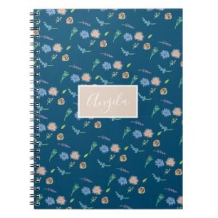 Carnet Watercolor Wild Florals Botanical Event Designer