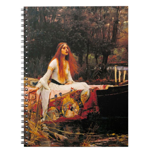 Carnet Waterhouse Lady of Shalott (Devant)