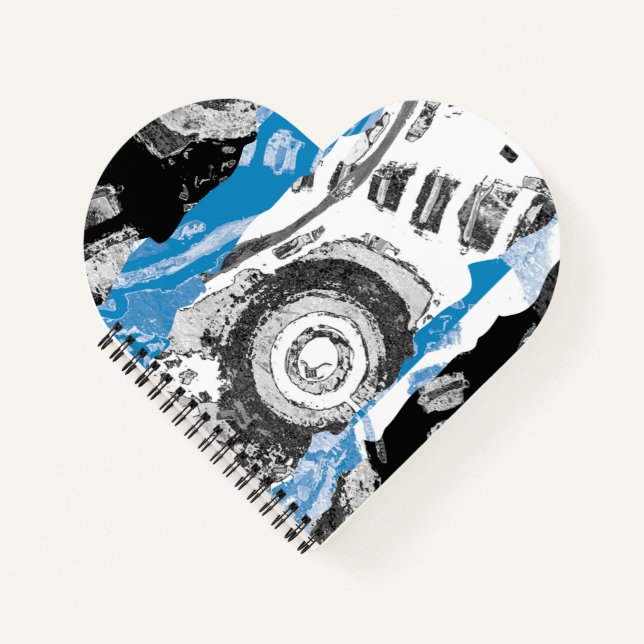 Carnet Wave Mechanism – Custom Spiral Notebook 8.5" x 11 (Devant)