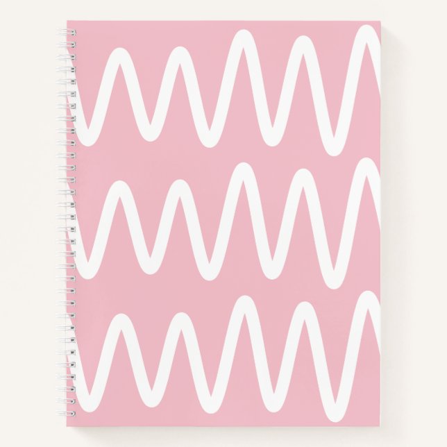 Carnet Wave No. 3 - Notebook (Ballet Pink) (Devant)