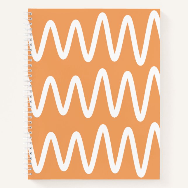 Carnet Wave No. 3 - Notebook (Terracotta) (Devant)
